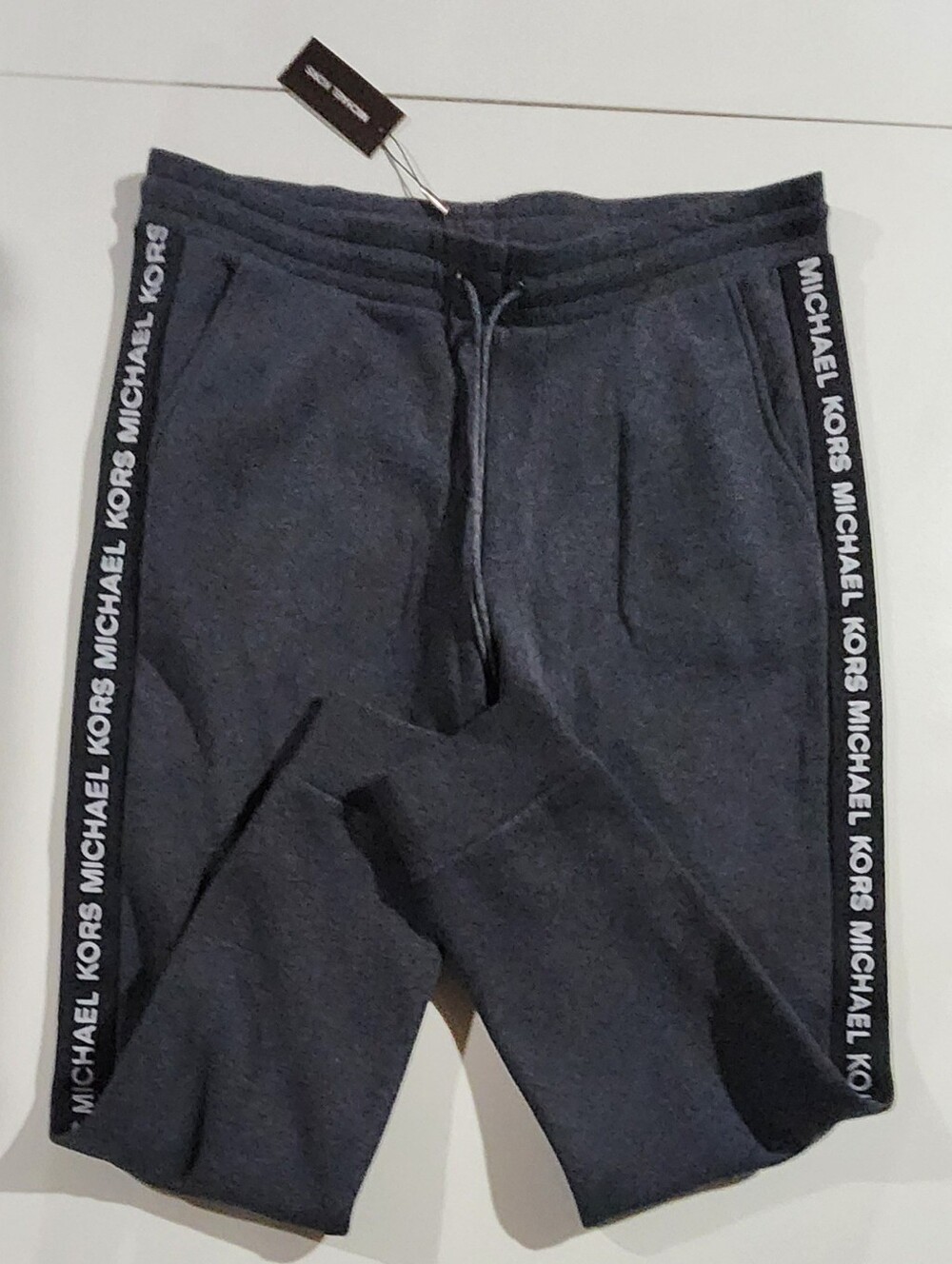 Michael Kors Men's Slim Fit  Logo Tape-Jogger Pants Size XL